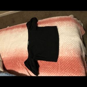 Off the shoulder crop top